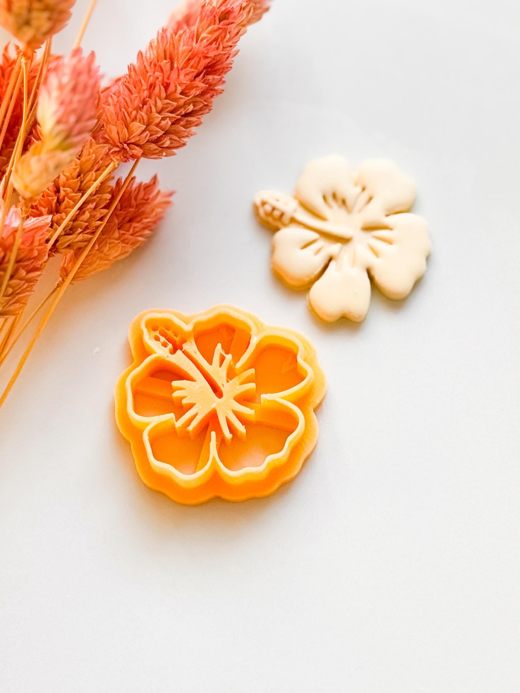 Hawaiian Flower Clay Cutter: Tropical Earring & Jewelry Making