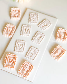 Vintage Stamp Clay Cutters: Polymer Clay Jewelry Embossing Tools