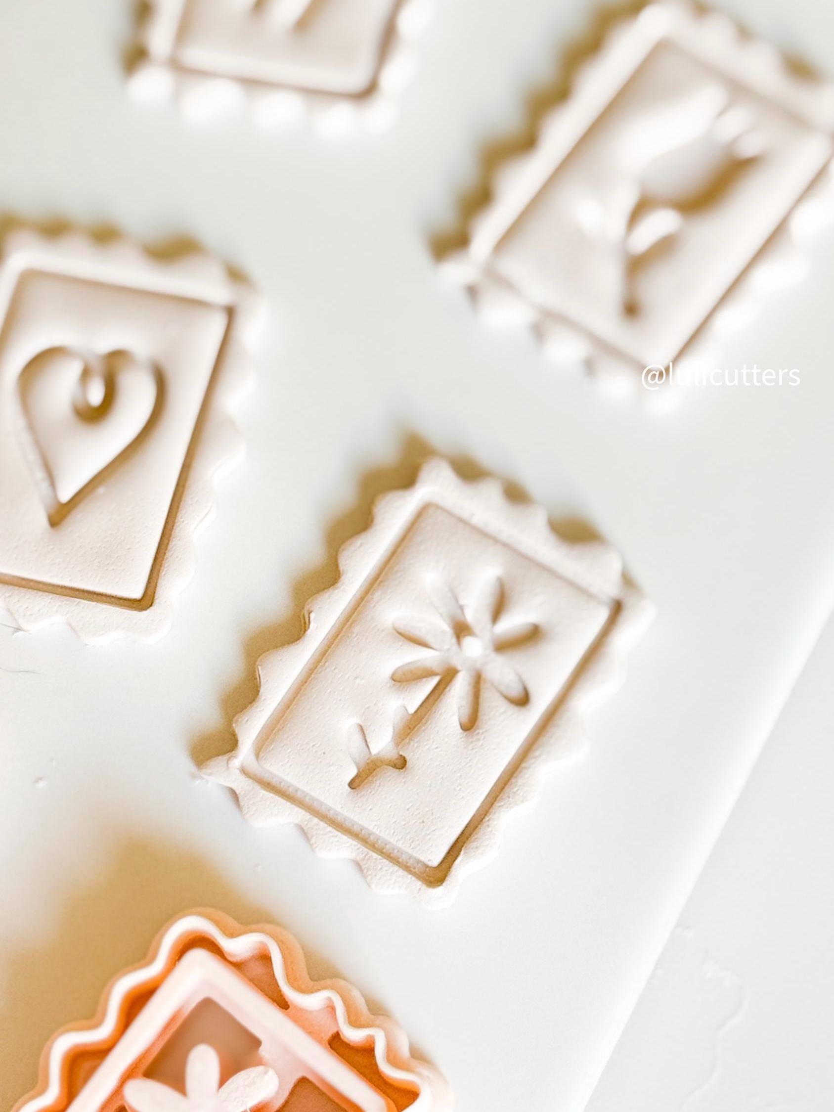 Vintage Stamp Clay Cutters: Polymer Clay Jewelry Embossing Tools