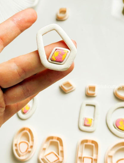 Bezel Earring Cutters: Polymer Clay Jewelry Making, 30-50mm