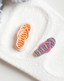 Flip-Flop Polymer Clay Cutter – Summer Beach Sandal Earring Cutter