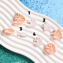 4-Piece Fish Polymer Clay Cutter Set Ocean-Inspired Earring Cutters