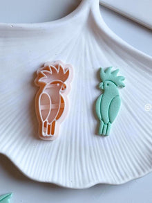 Tropical Parrot Polymer Clay Cutter Imprint for Jungle or Beach Vibes