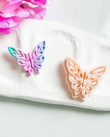 Butterfly Polymer Clay Cutter: Intricate Wing Earring Design