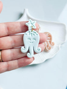 Smiley Octopus & Starfish Clay Cutter Set: Under the Sea Earring Tool