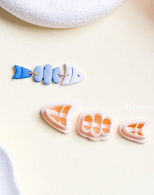 Fish Polymer Clay Cutter Set: Layered Earring Cutters (3-Piece)
