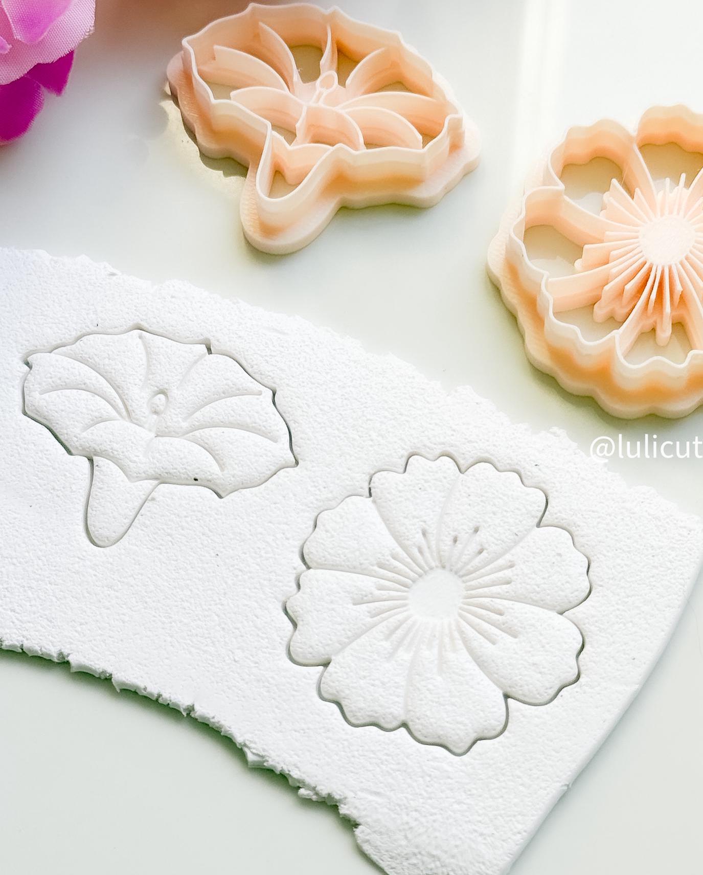 Sakura Clay Cutter: Cherry Blossom Polymer Clay Tool