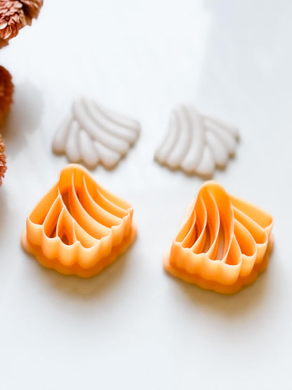 Boho Leaf Clay Cutter: Embossed Polymer Clay Jewelry Making