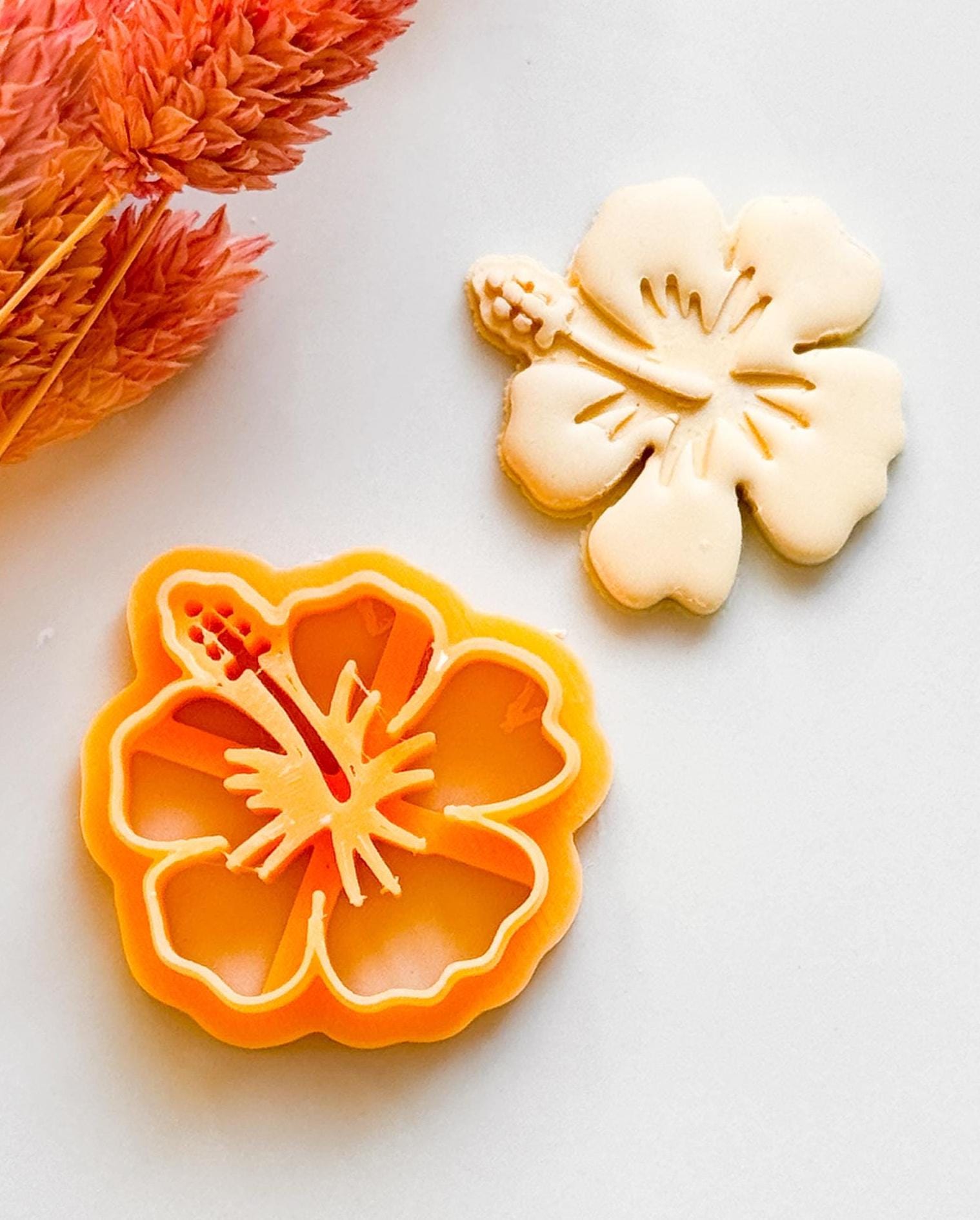 Hawaiian Flower Clay Cutter: Tropical Earring & Jewelry Making