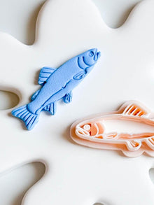 Detailed Fish Clay Cutter: Ocean Animal Polymer Clay Tool