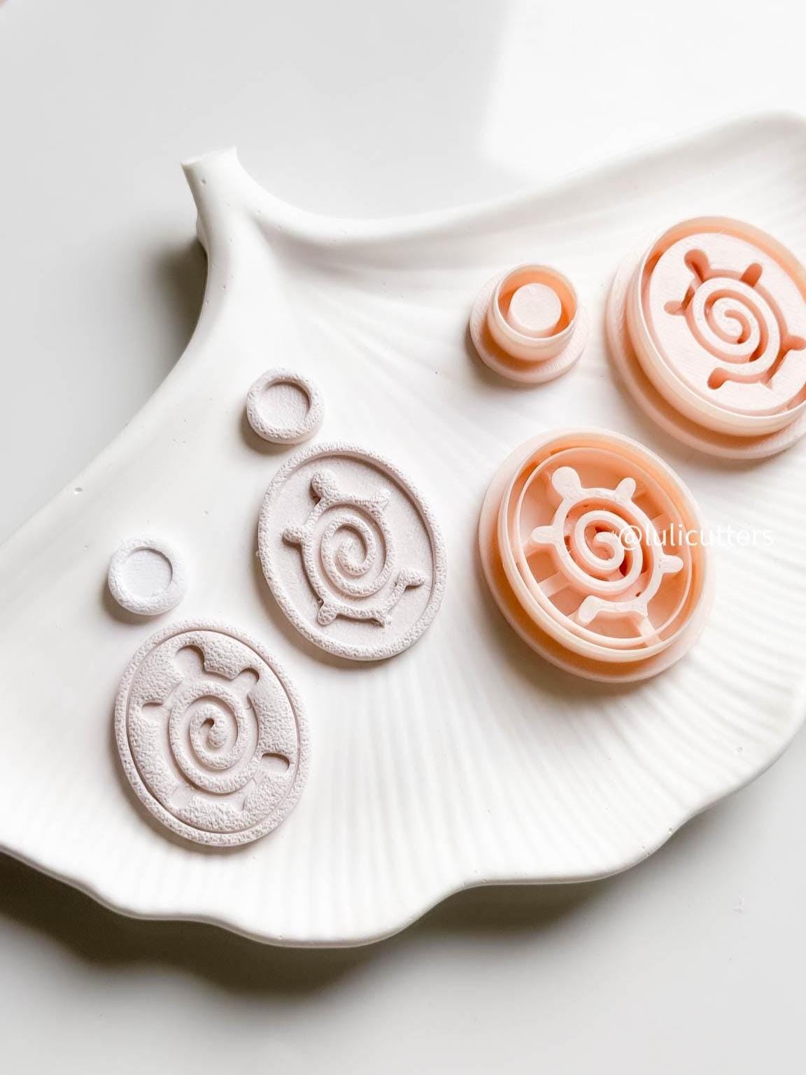 Sea Turtle Clay Cutter Set Emboss & Deboss Combo for Textured Earrings