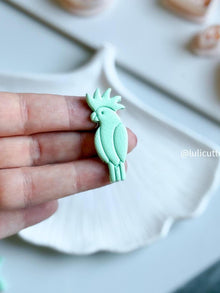 Tropical Parrot Polymer Clay Cutter Imprint for Jungle or Beach Vibes