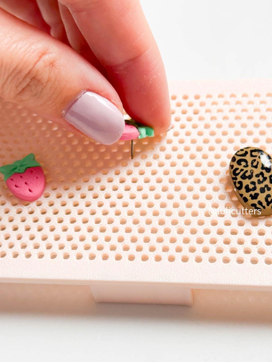 Resin Earring Application Board | UV Resin Jewelry Tool | Epoxy Crafting Stand