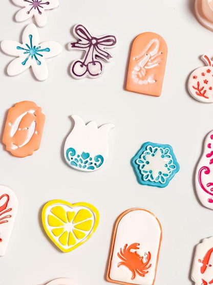 Cherry Bow Clay Cutter: Whimsical Earring Design