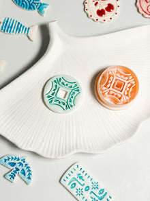 Mediterranean Tile Clay Cutter: Polymer Clay Earring & Pendant Imprint