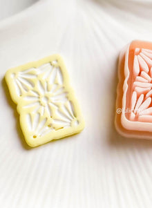 Floral Frame Earring Cutter Daisy Pattern, 30mm or 35mm Options