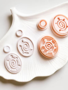 Sea Turtle Clay Cutter Set Emboss & Deboss Combo for Textured Earrings