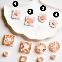 Bezel Frame Clay Earring Cutter Set 4 Unique Shapes, Single or as Bundle