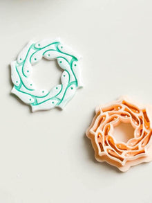 Fish Wreath Polymer Clay Cutter: Ocean Earrings & Pendants