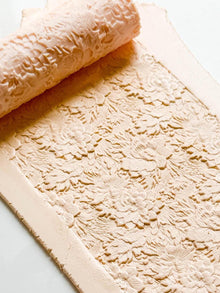 Floral Texture Roller: Polymer Clay Tool for Romantic Jewelry