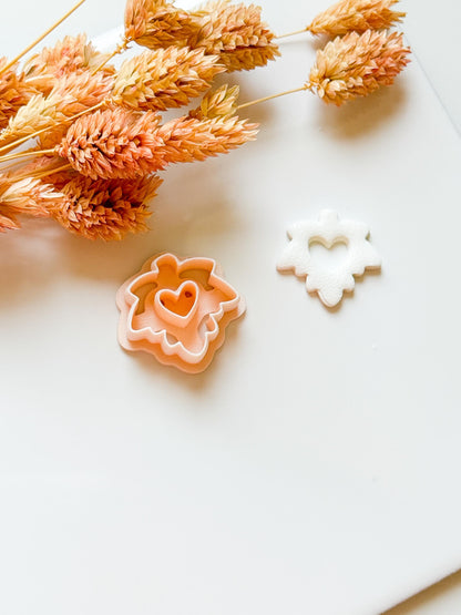 Leaf Clay Earring Cutter: Nature-Inspired Polymer Clay Tool (35mm & 40mm)