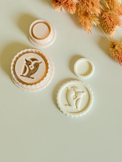 Whimsical Owl Polymer Clay Cutter Set: Woodland Jewelry Making