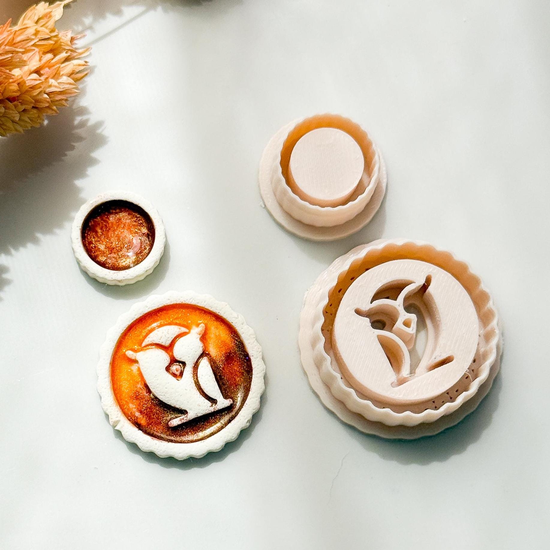 Whimsical Owl Polymer Clay Cutter Set: Woodland Jewelry Making