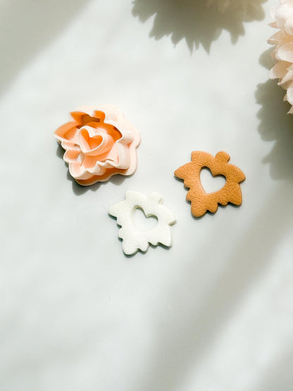 Leaf Clay Earring Cutter: Nature-Inspired Polymer Clay Tool (35mm & 40mm)