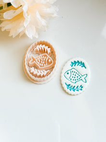 Fish Motif Polymer Clay Cutter: Ocean Style Earring Tool