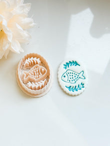Fish Motif Polymer Clay Cutter: Ocean Style Earring Tool