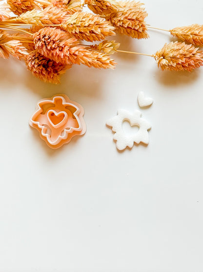 Leaf Clay Earring Cutter: Nature-Inspired Polymer Clay Tool (35mm & 40mm)