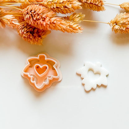 Leaf Clay Earring Cutter: Nature-Inspired Polymer Clay Tool (35mm & 40mm)