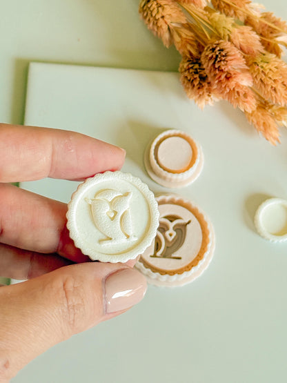 Whimsical Owl Polymer Clay Cutter Set: Woodland Jewelry Making