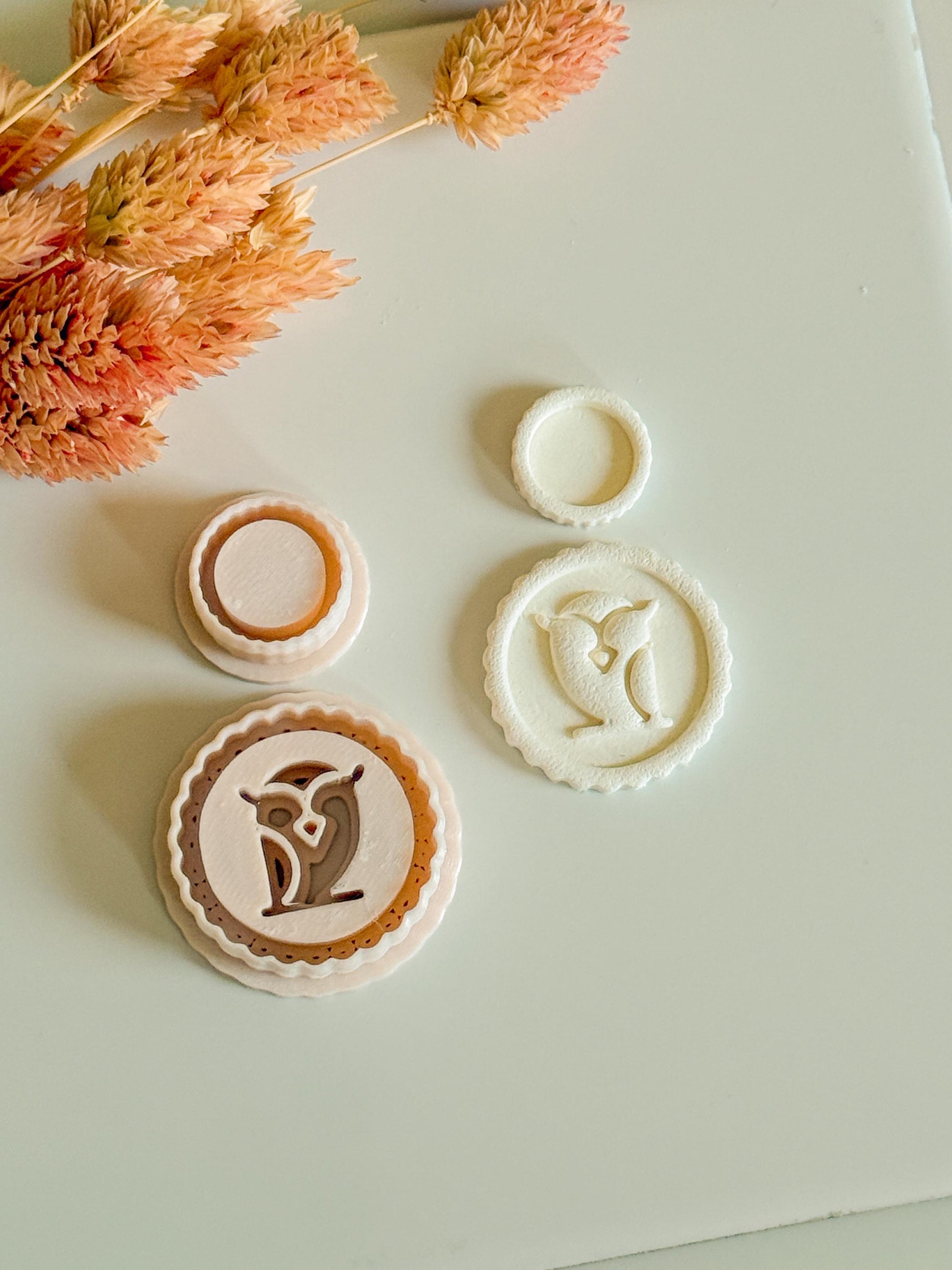 Whimsical Owl Polymer Clay Cutter Set: Woodland Jewelry Making