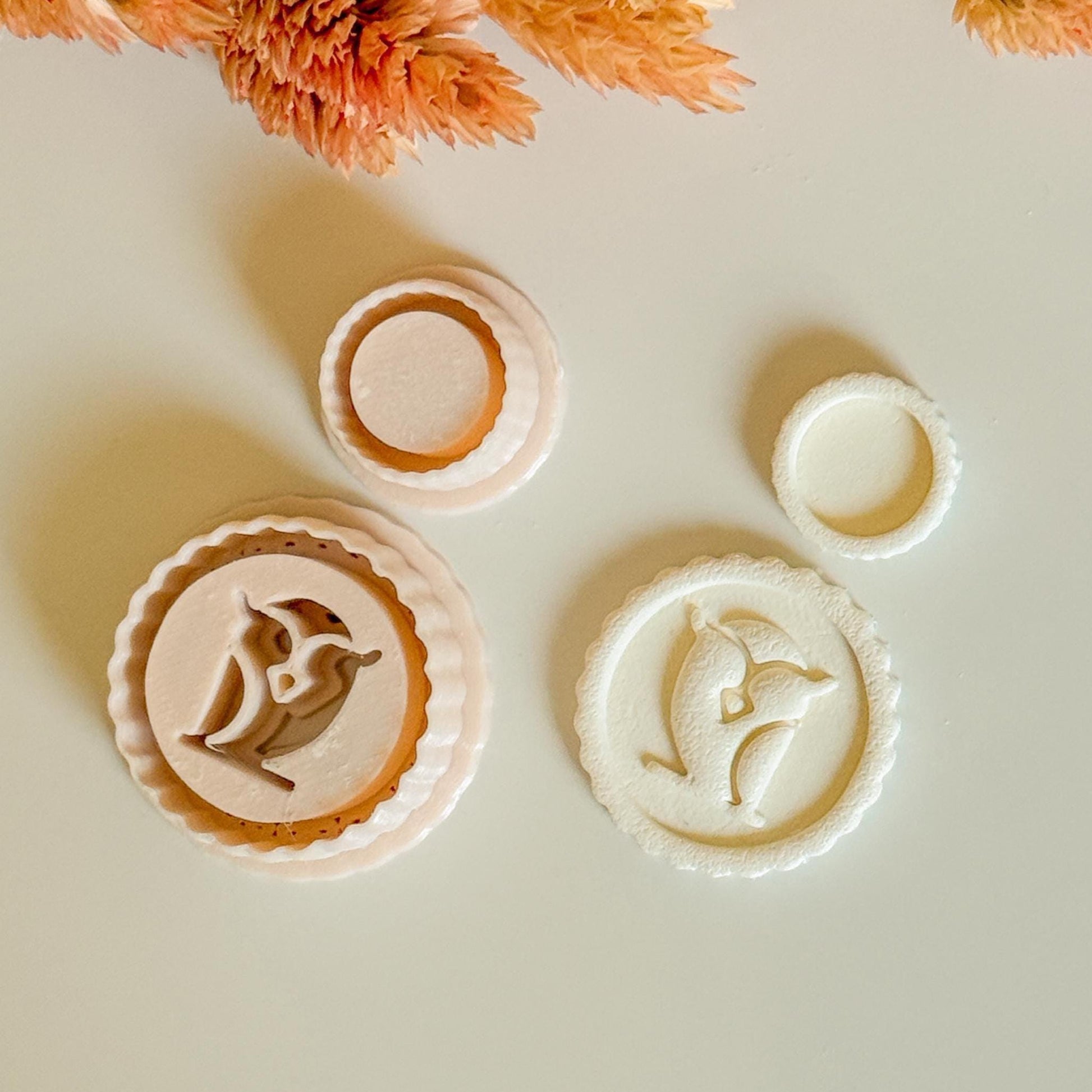 Whimsical Owl Polymer Clay Cutter Set: Woodland Jewelry Making