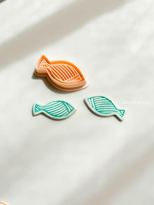 Textured Fish Polymer Clay Cutter: Coastal Jewelry Design