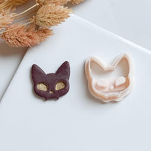 Vampire Cat Bat Polymer Clay Cutter: Halloween Earring Mold