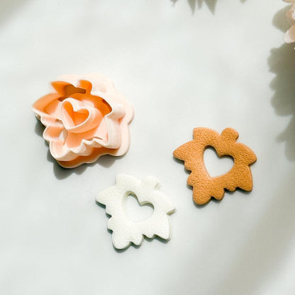 Leaf Clay Earring Cutter: Nature-Inspired Polymer Clay Tool (35mm & 40mm)