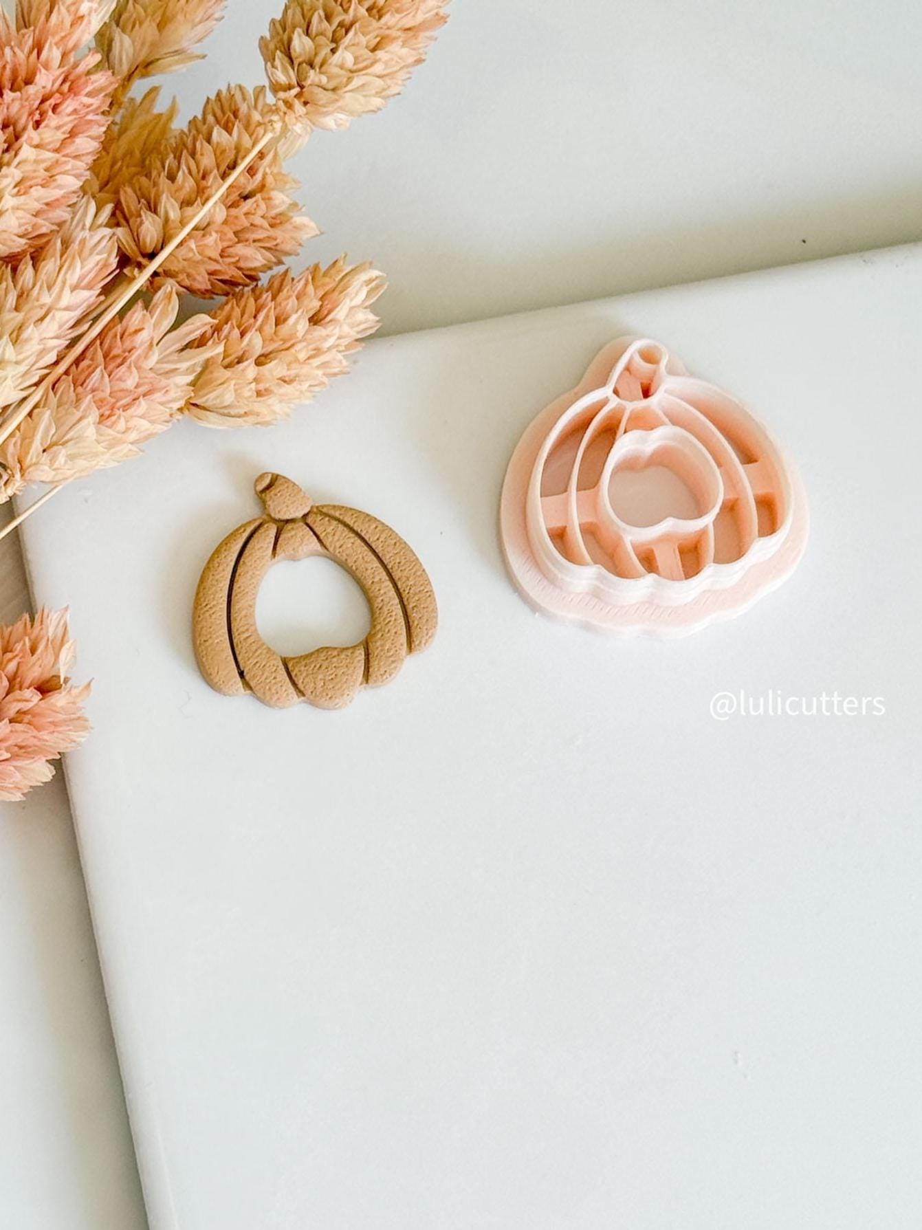 Pumpkin Frame Cutter: Fall Clay Earring Mold - Halloween Jewelry Tool