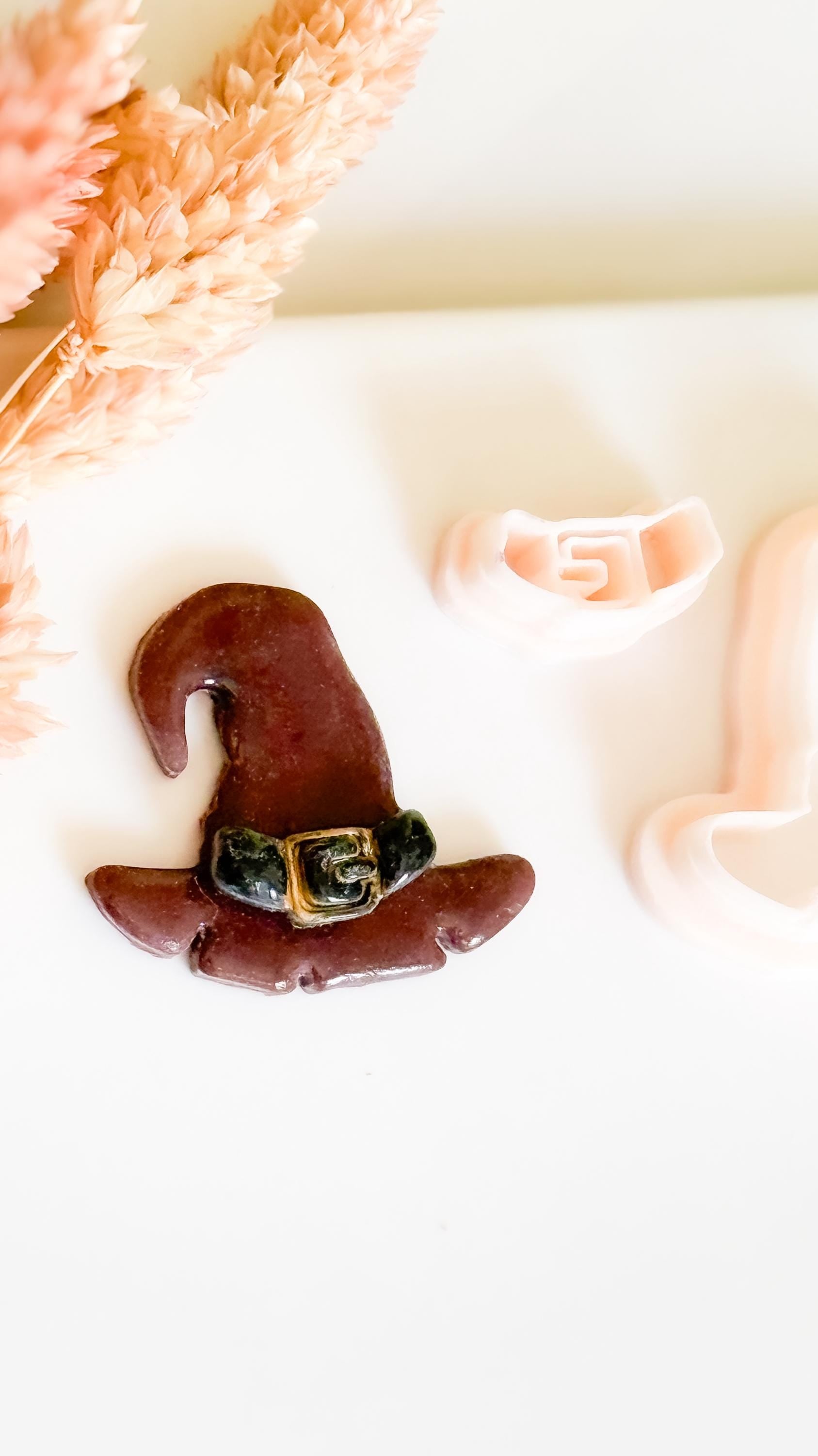 Witch Hat Clay Cutter Set: Halloween Polymer Clay Earring Tool