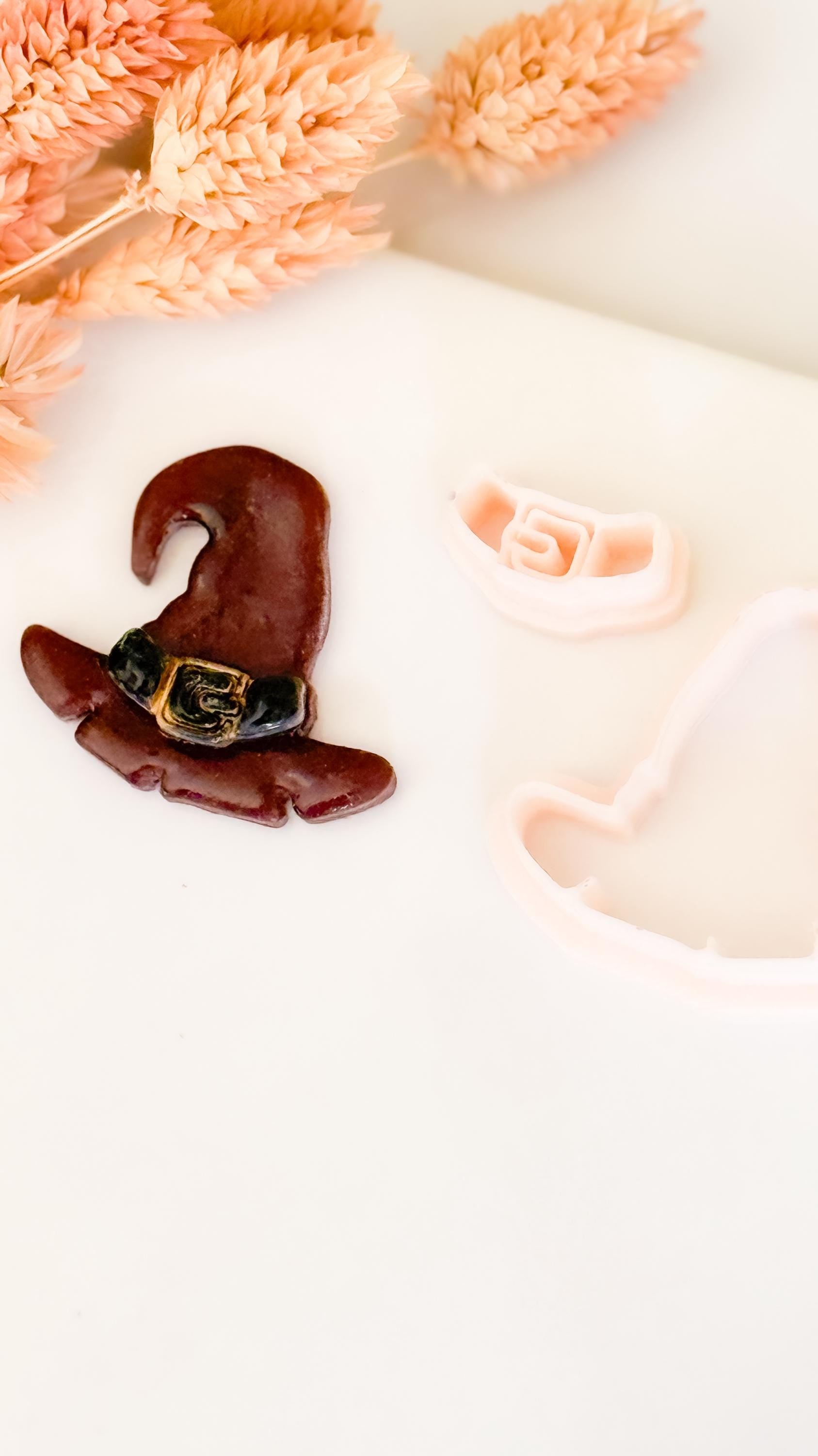 Witch Hat Clay Cutter Set: Halloween Polymer Clay Earring Tool