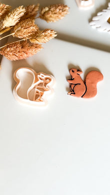 Squirrel Polymer Clay Cutter: Woodland Animal Mold for Earrings & Charms