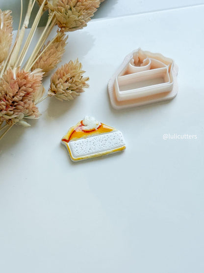 Pumpkin Pie Slice Clay Cutter: Fall Jewelry Mold, Polymer Clay Tool