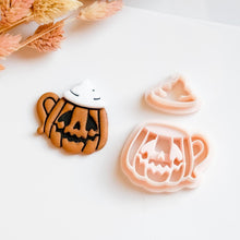 Pumpkin Mug Clay Cutter Set: Halloween Jack-o'-Lantern Earrings & Charms
