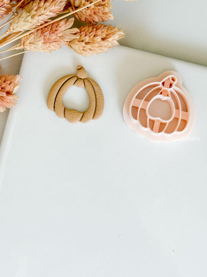 Pumpkin Frame Cutter: Fall Clay Earring Mold - Halloween Jewelry Tool