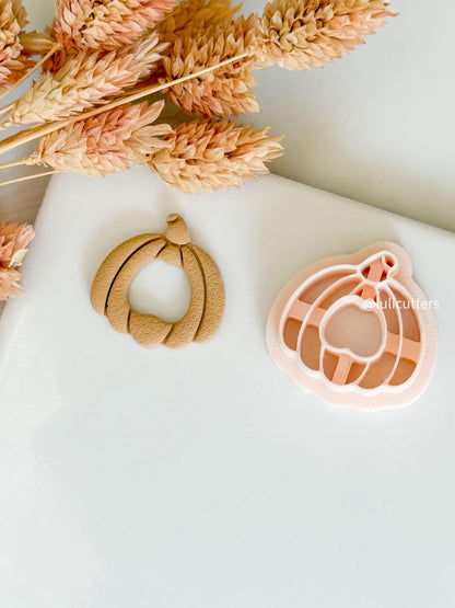 Pumpkin Frame Cutter: Fall Clay Earring Mold - Halloween Jewelry Tool