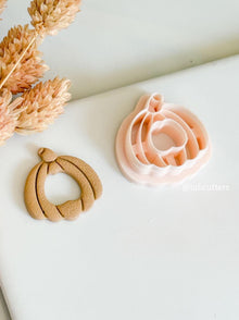 Pumpkin Frame Cutter: Fall Clay Earring Mold - Halloween Jewelry Tool