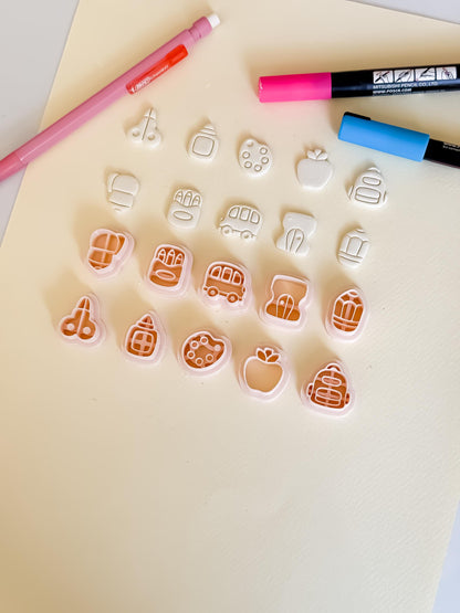 Back to School Clay Cutters: Polymer Clay Earring Making Tools