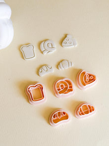 Bakery Bites Clay Cutter Set: Miniature Food Jewelry Molds