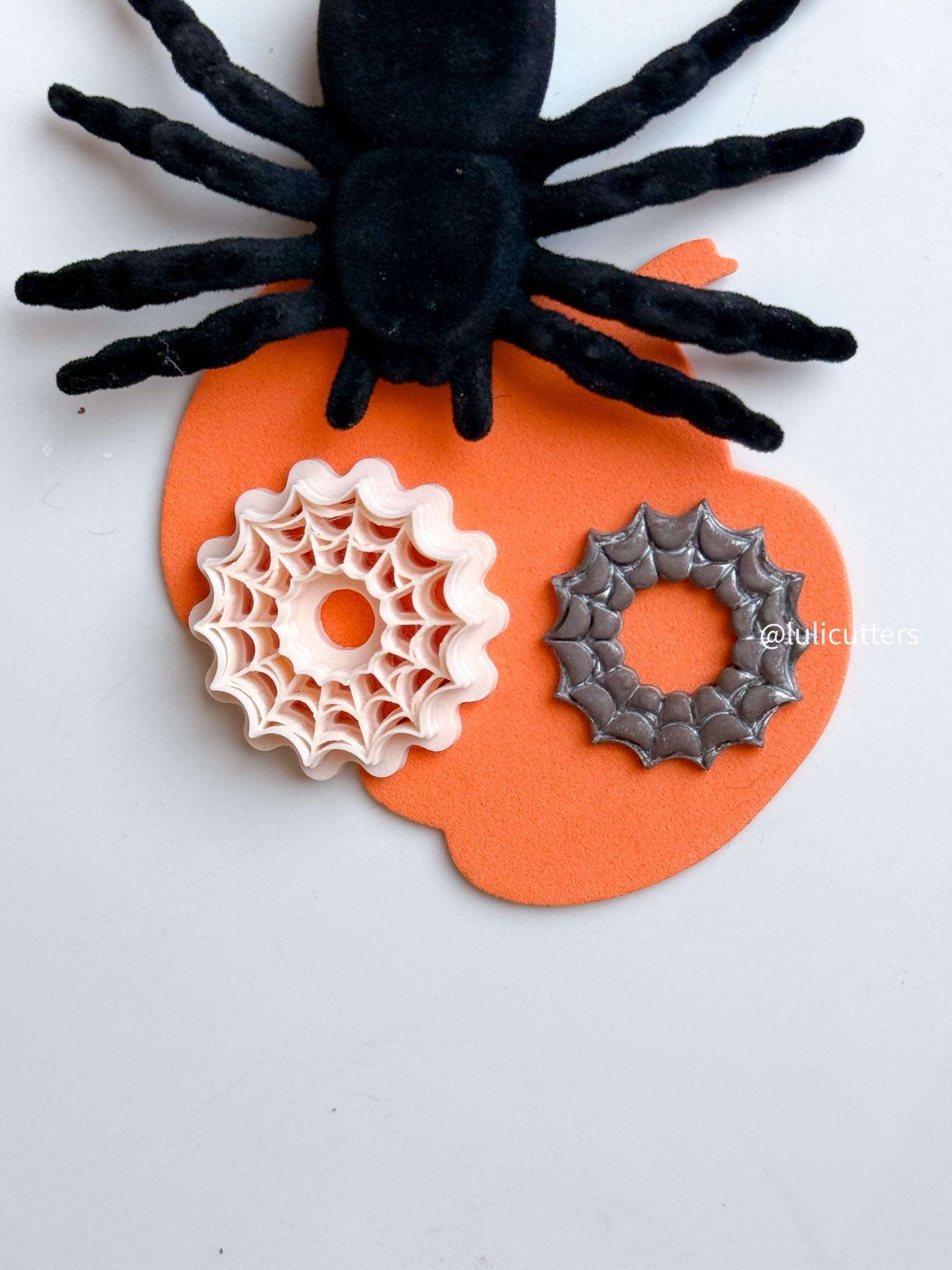 Spiderweb Polymer Clay Cutter: Halloween Earring & Charm Jewelry